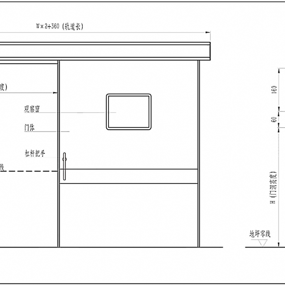 医用气密自动门的特点及技术参数的介绍