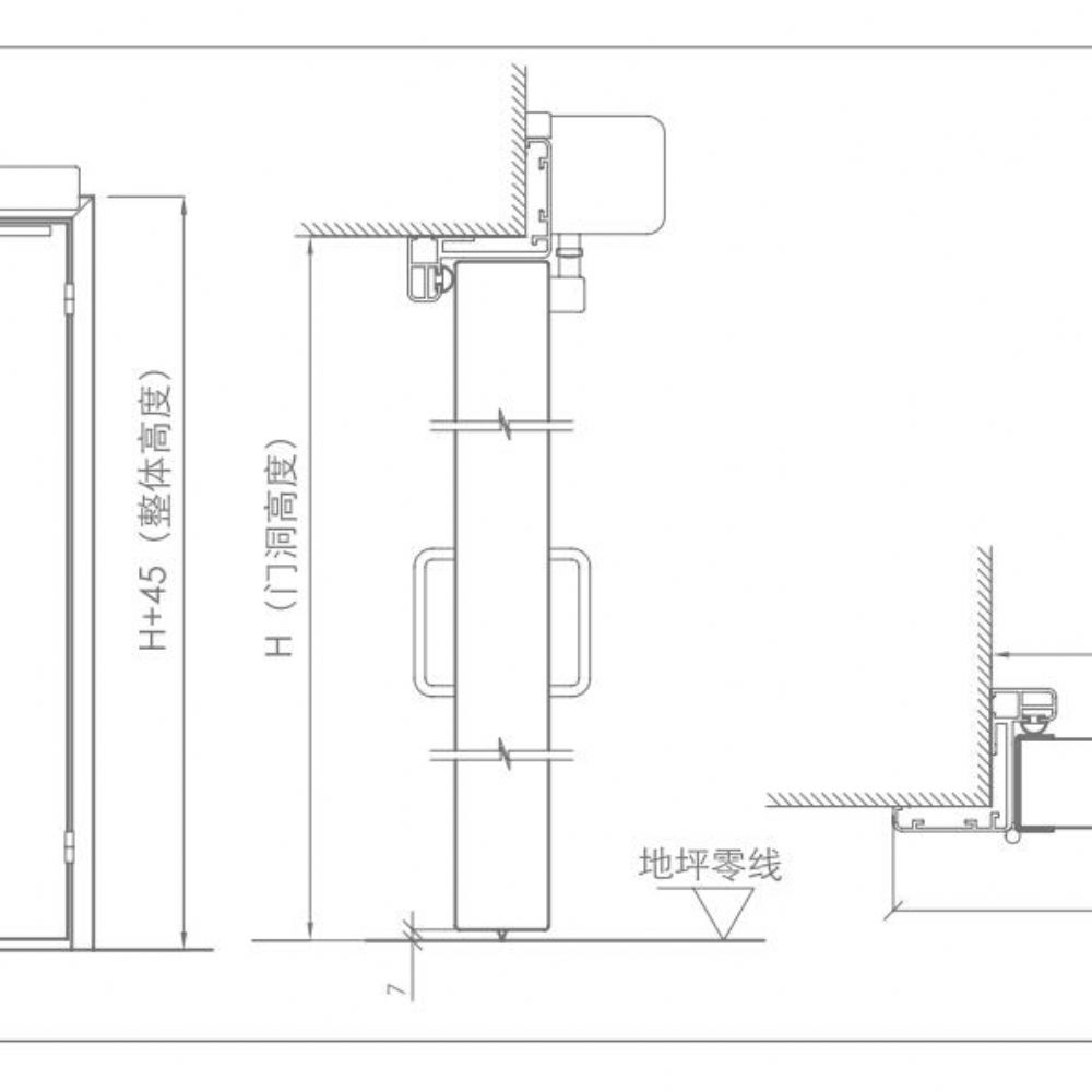 平开自动门产品特点及技术参数介绍
