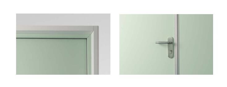 铝合金平开手动门 双开 的产品特点和结构介绍